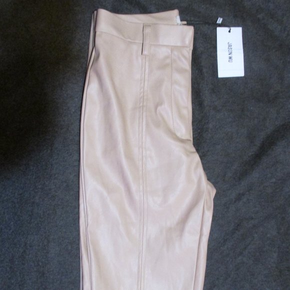 NWT Jason Wu tan vegan leather skinny pants size XS - Picture 15 of 15